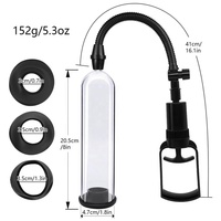 Men's Penis Pump, Massager, Enlarger, Enhancer, Bigger Size