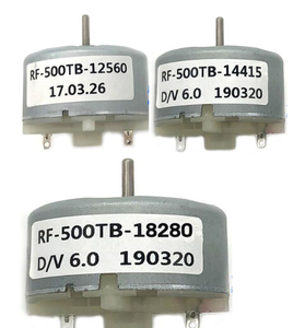 RF500TB12560 14415 18280 Petit moteur DC pour humidificateur à pulvérisation de parfum 3V/6V/12V - Product Image 1