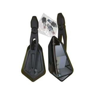 Xmaxvision CNC kim cương xe máy gương chiếu hậu xử lý Bar gương phù hợp cho 10mm Vít đường kính phải & trái bên gương - Product Image 4