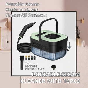Nettoyeur Vapeur Portable Professionnel avec 16 Accessoires, 6 Niveaux Réglables, Chauffage Rapide en 15s, Réservoir d'Eau de 1 à 1,4L – Modèle en Gros - Product Image 2
