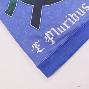 Sweat à capuche pour homme de marque, 100% coton de haute qualité, pull vintage personnalisé, streetwear lourd, broderie 3D, col à capuche - Product Image 4