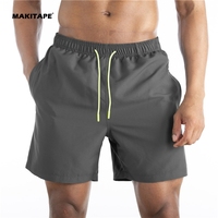 CSTK02 Short de bain personnalisé pour homme en polyester et nylon de haute qualité Logo de luxe pour la plage en nylon Style décontracté réactif à l'eau