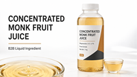 Jus concentré de fruit du moine jaune clair, matière première de Siraitia Grosvenorii, Mogrosides 3,5%-3,7%, qualité alimentaire