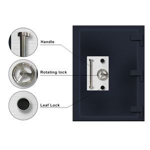 Charnière gauche personnalisée Inswing portes anti-effraction ignifugées en <span class=keywords><strong>acier</strong></span> inoxydable coffre-fort en métal porte de coffre-fort de banque avec cercle - Product Image 4