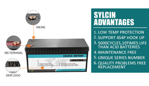 แบตเตอรี่ลิเธียมสำหรับงานทางทะเล 12.8v 50Ah สำหรับระบบกักเก็บพลังงานแสงอาทิตย์ - Product Image 3