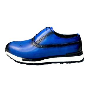 Zapatos Oxford Formales de Negocios de Cuero Genuino para Hombre, Talla Grande, Personalizados - Product Image 4