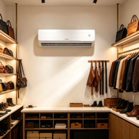 AC Hybrid Tenaga Surya Multi Split Deye Sistem Multizone 1 Unit Luar Ruangan Menghubungkan 4 Unit AC Dalam Ruangan Inverter DC Tenaga Surya