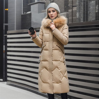 Veste Bouffante à Capuche en Fourrure Longue Épaisse et Chaude de Grande Taille pour Femmes