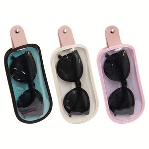 Waterproof PVC Transparent Portable Travel Organizer Case for Sunglasses & Glasses Promotional <b>Gift</b> Creative Design Unisex - Product Image 1