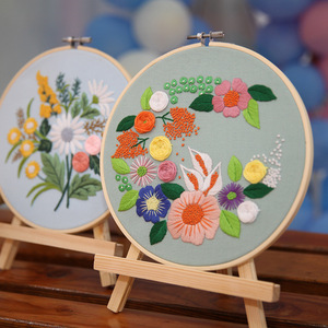 <span class=keywords><strong>Bordado</strong></span> mágico nuevo <span class=keywords><strong>Kit</strong></span> de material DIY del artesano floral 3D europeo original - Product Image 5