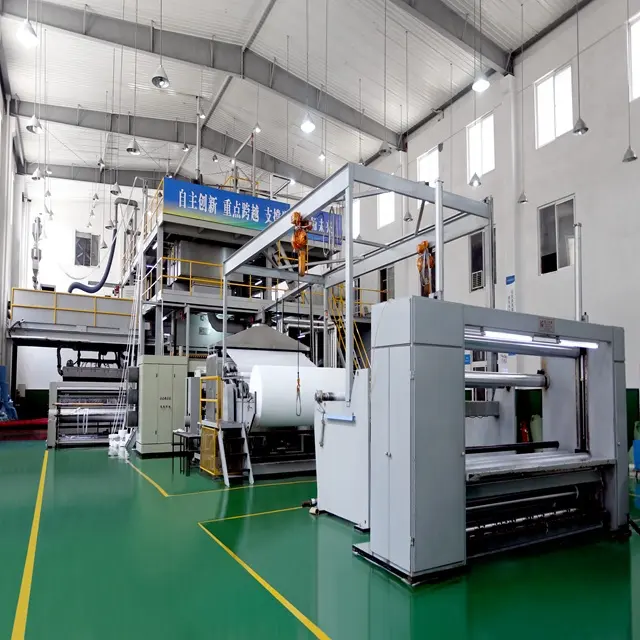 Automatic Nonwoven Cloth Making Machines Pp Spunbond Textile Machinery Non Woven Fabric Roll HG Nonwoven Spunbond and Meltblown