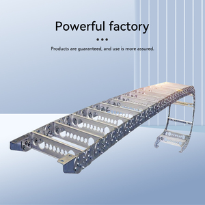 高強度亜鉛メッキCNC鋼ケーブルドラッグチェーン工業用ブリッジ型ケーブルキャリア（金属エネルギースチールケーブル用） - Product Image 2