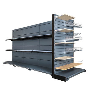 סופרמרקט חנות boltless מותאם אישית מדפים הקמעונאי חנות תצוגת יחיד כפול צדדי עומד רב שכבה מתכת גונדולה מדפי - Product Image 3