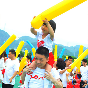 Inflatable Activity Sticks For Kids Parent Child Games EVA Material Outdoor Sports Toy 50cm Club Shaped Unisex - Product Image 1