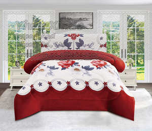 Gran oferta, juego de edredón Borrego de 3 uds para invierno, edredón tamaño cama King de California para clima frío, edredón estampado listo para enviar - Product Image 5