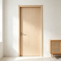 Puertas de Madera para Dormitorio QI TAI, Diseño Moderno de Madera Sólida, Aislamiento Acústico, Uso Interior, Superficie Acabada, Modelo de Apertura Push-Pull