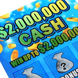 Scratch Lottery Win Cash Prize Customization Scratch <b>Pattern</b> Coating Classic Designs - Product Image 5