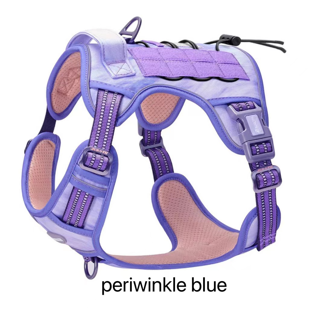 High Quality K9 Reflective Custom Pet Harness Tactical Adjustable Pet Harness Vest Set Dog Harness For Pet