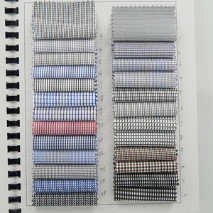 Vải dệt nhuộm sợi kẻ ca rô, kẻ sọc, chất liệu <span class=keywords><strong>TC</strong></span> bán buôn nhà máy, dùng cho áo sơ mi và đầm - Product Image 4