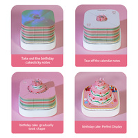 Nouveauté 2026 : Coffrets Cadeaux de Papeterie Tendance – Bloc-notes 3D Personnalisé, Calendrier Gâteau d'Anniversaire, Notes Sculptées en Papier Exquis