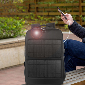 Solar Panel Waterproof Backpack with USB Charge 30-40L Capacity Anti-seismic Design for Outdoor Use - Product Image 4