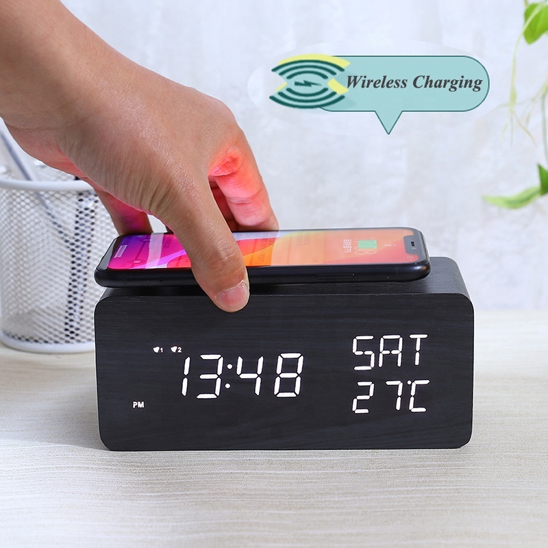 Multifunctional Bedside Shaker Alarm Clock with