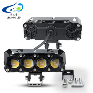LELANPU DRL 6000K 24V 12V Lámpara LED Brillante Tipo Búho para Moto, Accesorios de Iluminación, Foco LED de Aluminio para Motocicleta - Product Image 1