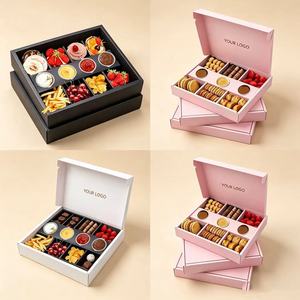 Boîte à pâtisserie personnalisée avec logo, boîte à croissants, boîte à biscuits au chocolat, boîte à dessert en papier kraft, emballage pour traiteur, boîte à plateau de fromages - Product Image 3