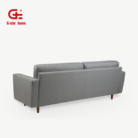 Wohnzimmermöbel Stoffsofa Ecksofa Schlafsofa für Kleine Räume Modernes Sofa-Set Möbel mit Ottoman