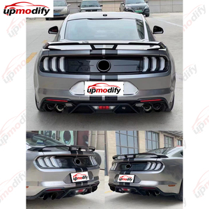 Kit de Carrocería de Material PP ABS de Nuevo Diseño para <span class=keywords><strong>Ford</strong></span> <span class=keywords><strong>Mustang</strong></span> 2018-2023 2.3T 5.0L <span class=keywords><strong>GT</strong></span> GT350, Actualización a GT500 <span class=keywords><strong>Shelby</strong></span>, Conjunto de Parachoques - Product Image 5