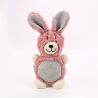 Populaire écologique chien dents nettoyage jouets à mâcher mignon Animal en peluche interactif fournitures pour animaux de compagnie pour chiens chats 5cm Nylon plastique