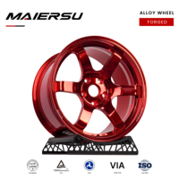 Jantes en alliage d'aluminium forgées sur mesure pour le sport 5x114.3 TE37 pour SAGA S-plus Honda Civic Mazda Audi TT VW GOLF BMW M3 MINI