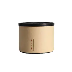Высококачественная оптовая продажа с логотипом на заказ алюминиевая коричневая кофейная легкая упаковочная бумажная коробка с крышкой для магазина