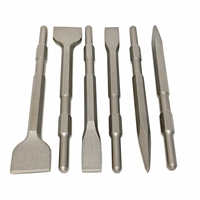 Burin à pierre creux large et plat SDS Max pour marteau perforateur électrique, idéal pour le béton, la pierre et la maçonnerie, qualité DIY, acier 40Cr, 50-52HRC