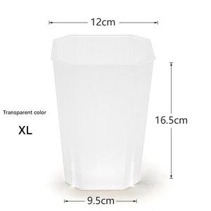 <span class=keywords><strong>Pot</strong></span> Macetas carré en plastique Transparent à fente haute pour la décoration de jardin à la maison plante de bonsaï et jardinières de fleurs succulentes - Product Image 2