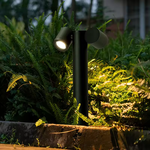 Iluminación de paisaje LED ajustable al aire libre impermeable Parque patio jardín césped bolardo Luz - Product Image 4