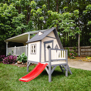 Özelleştirilmiş açık bahçe çocuklar ahşap oyun evi ahşap oyun seti - Product Image 2