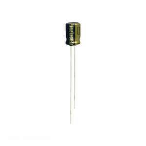 ตัวเก็บประจุแบบมีรูผ่านรูสำหรับ EEA-FC1E220สารส้ม22 uF 20% 25V รัศมี th 22 uF - Product Image 1