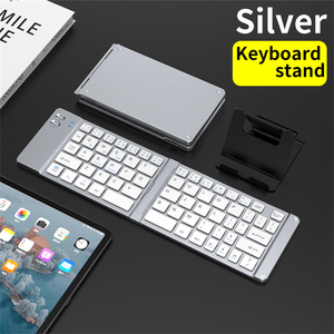 Folding <b>Wireless</b> <b>Keyboard</b> daul model Compact Portable <b>Mini</b> <b>Keyboard</b> for Tablet Pad <b>Mini</b> Plastic Material in stock - Product Image 3