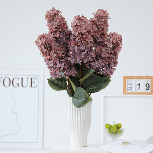 Rama <span class=keywords><strong>de</strong></span> Hortensia Artificial, Flor <span class=keywords><strong>de</strong></span> Hortensia Artificial <span class=keywords><strong>de</strong></span> Tallo Único para Centros <span class=keywords><strong>de</strong></span> Mesa <span class=keywords><strong>de</strong></span> Boda, Decoración del Hogar y Accesorios <span class=keywords><strong>de</strong></span> Fotografía - Product Image 4