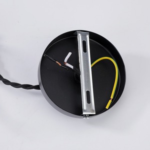 Ingrosso cavo intrecciato in alluminio porta lampada E27 piastra da soffitto lampadario luce combinazione di accessori - Product Image 4