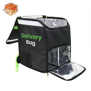 Oxford impermeable aislamiento isotermo aislado <span class=keywords><strong>Pizza</strong></span> entrega de alimentos mochila fábrica al por mayor 1680D azul aislado <span class=keywords><strong>bolsa</strong></span> de comestibles - Product Image 5
