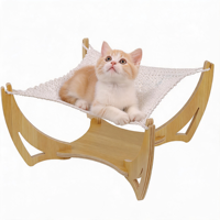 Jouets pour animaux de compagnie, lit élastique, adapté aux animaux, base en bois, adapté au salon et au balcon