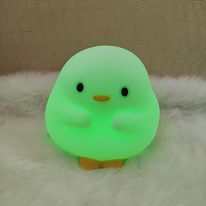 Cute <b>Duck</b> Silicone <b>Night</b> <b>Light</b> USB Rechargeable LED Kids Bedside Lamp Soft Animal Nursery <b>Night</b> Lamp Color Changing - Product Image 1