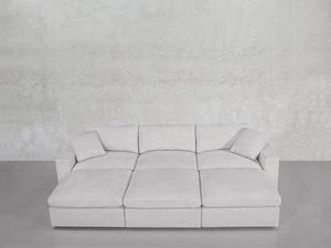 أريكة جديدة رائجة مزيج من الأسرة والنسيج أريكة الزاوية الصفيفة - Product Image 3