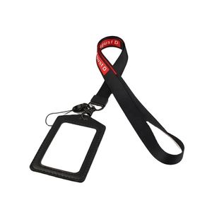 สายคล้องบัตรพีวีซีไนลอนเนื้อนุ่มใส กันน้ำ พิมพ์ซิลค์สกรีน ปรับแต่งโลโก้ สีตามสั่ง รับผลิตแบบ OEM - Product Image 5