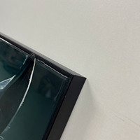 Décoration Murale en Cristal Paysage Marin Floral Moderne et Rêveur, Tableau Mural Bateau à Voile de Luxe avec Cadre, Tailles Personnalisées Disponibles