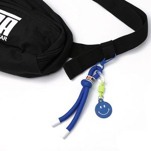 Hot Smiling Face Weaving Mobile Phone Lanyard <b>Backpack</b> <b>Backpack</b> Pendant <b>Simple</b> Color Key Chain Mobile Phone Lanyard Decoration - Product Image 3