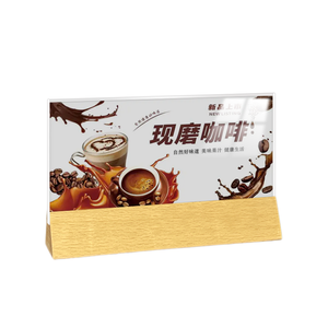 Cơ sở gỗ <span class=keywords><strong>Acrylic</strong></span> đứng <span class=keywords><strong>Acrylic</strong></span> dấu hiệu đứng dấu hiệu Poster <span class=keywords><strong>Acrylic</strong></span> thiệp chúc mừng hiển thị bằng gỗ cơ sở Bảng thẻ - Product Image 3