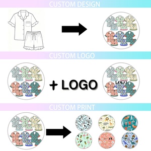 Pigiama in Fibra di Bambù Personalizzato KR per Ragazze, Morbido e Traspirante, Nuova Collezione con Stampa di Cartoni Animati - Product Image 3